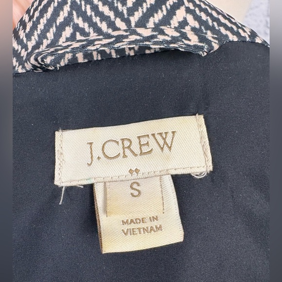 J.Crew Herringbone Down Puffer Vest size S - Picture 7 of 8